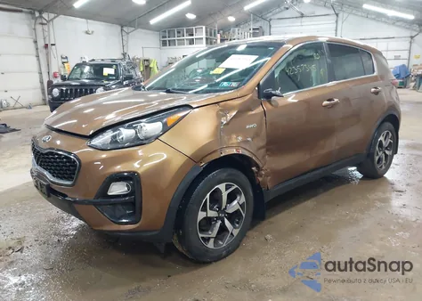 2020 Kia Sportage Lx z USA, uszkodzony, nr VIN KNDPMCAC5L7752379